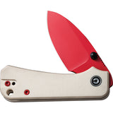 Civivi Baby Banter Linerlock Ivory G10 Folding Nitro-V Steel Pocket Knife 19068S7