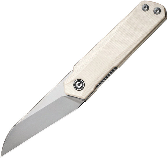 Civivi Ki-V Plus Pocket Knife Linerlock White G10 Folding Nitro-V Blade 20005B2