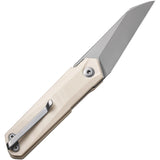 Civivi Ki-V Plus Pocket Knife Linerlock White G10 Folding Nitro-V Blade 20005B2