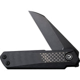 Civivi Ki-V Plus Pocket Knife Linerlock Black CF & G10 Folding Nitro-V 20005B3
