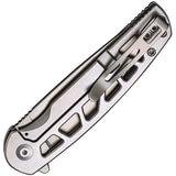 Civivi Perf Framelock Gray Stainless Steel Folding Nitro-V Pocket Knife 20006A