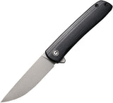 Civivi Bo Linerlock Black G10 Folding Nitro-V Drop Point Pocket Knife 20009B3