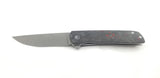 Civivi Bo Linerlock Black/Red Carbon Fiber Folding Nitro-V Pocket Knife 20009BB