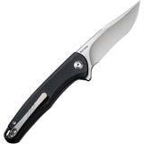 Civivi Mini Sandbar Pocket Knife Linerlock Black G10 Folding NitroV Blade 200111