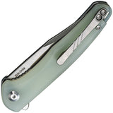 Civivi Mini Sandbar Pocket Knife Linerlock Jade G10 Folding Nitro-V Blade 200112
