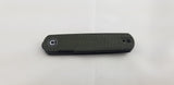 Civivi Lumi Linerlock Green Micarta Folding 14C28N Drop Pt Pocket Knife 200241