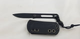 Civivi Minimis Black 10Cr15CoMoV Fixed Blade Neck Knife w/ Kydex Sheath 200261