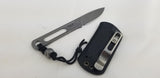 Civivi Minimis Gray 10Cr15CoMoV Fixed Blade Neck Knife w/ Kydex Sheath 200262