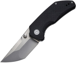 Civivi Thug 2 Pocket Knife Linerlock Black G10 Folding Nitro-V Tanto 20028C2