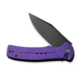 Civivi Cogent 7.88" Button Lock Purple g10  14C28N Black Folding Knife 20038d2