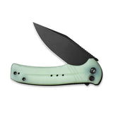 Civivi Cogent Button Lock Jade  g10  14C28N Black Folding Knife 20038d3