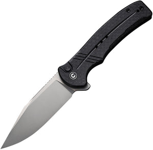 Civivi Cogent Pocket Knife Button Lock Black Micarta Folding 14C28N 20038D7