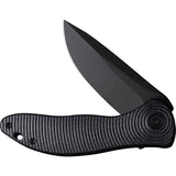 Civivi Synergy3 Linerlock Black G10 Folding Nitro-V Drop Pt Pocket Knife 20075D1