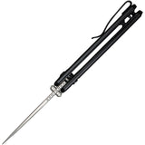 Civivi Altus Black G 10 Button Lock Nitro-V Drop Point Folding Knife 200761