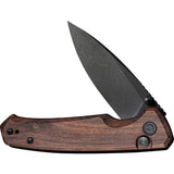 Civivi Altus Cuibourita Wood Button Lock Nitro-V Drop Point Folding Knife 200763