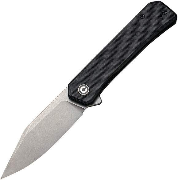 Civivi Relic Linerlock Black G10 Folding Nitro-V Clip Point Pocket Knife 20077B1
