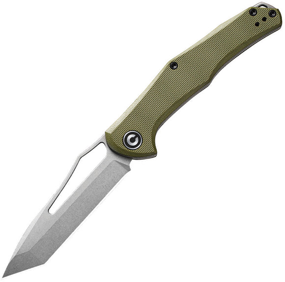 Civivi Fracture Tanto OD Green Slipjoint Pocket Knife 2008a