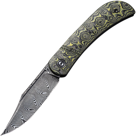 Civivi Appalachian Damascus Drifter Slip Joint Folding Pocket Knife 2015ds3