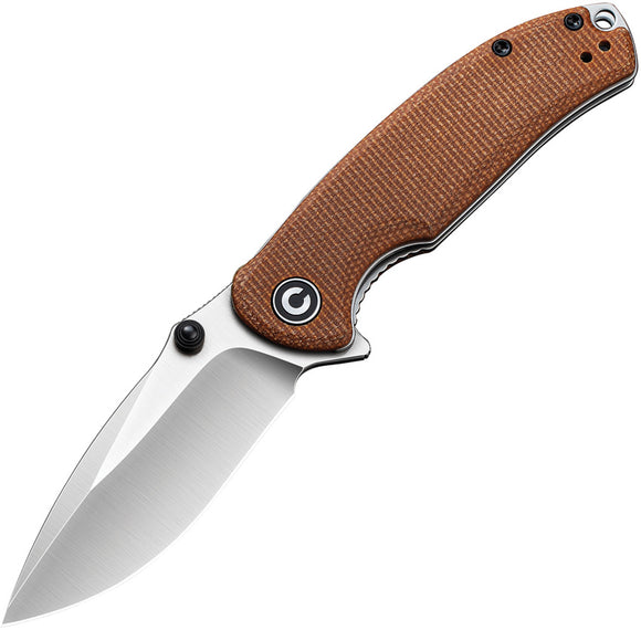 Civivi Pintail Linerlock Brown Micarta Folding CPM-S35VN Pocket Knife 2020A