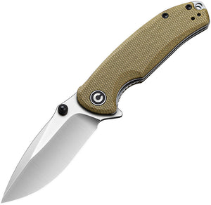 Civivi Pintail Linerlock Olive Micarta Folding CPM-S35VN Pocket Knife 2020B