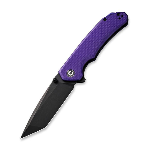 Civivi Brazen Linerlock Purple G10 Folding D2 Pocket Knife 2023d