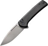 Civivi Conspirator Button Lock Black Micarta Folding Nitro-V Pocket Knife 210061