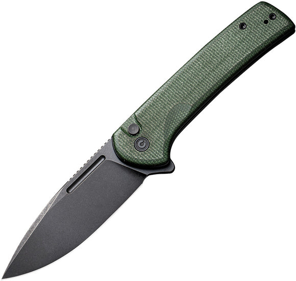 Civivi Conspirator Button Lock Green Micarta Folding Nitro-V Pocket Knife 210062