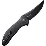 Civivi Synergy4 Linerlock Black G10 Folding Nitro-V Trailing Point Knife 21018A1