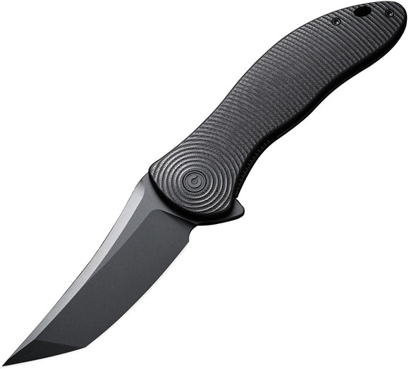 Civivi Synergy4 Linerlock Black G10 Folding Nitro-V Tanto Pocket Knife 21018B1