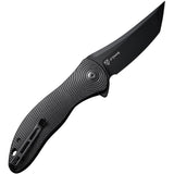 Civivi Synergy4 Linerlock Black G10 Folding Nitro-V Tanto Pocket Knife 21018B1