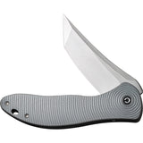 Civivi Synergy4 Linerlock Gray G10 Folding Nitro-V Tanto Pocket Knife 21018B2