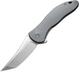 Civivi Synergy4 Linerlock Gray G10 Folding Nitro-V Tanto Pocket Knife 21018B2