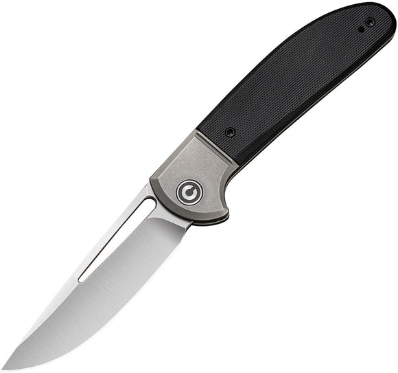 Civivi Trailblazer XL Slip Joint Black G10 Folding D2 Steel Pocket Knife 2101C