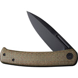 Civivi Cetos Pocket Knife Green Micarta & Stainless Steel Folding 14C28N 21025B3