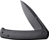 Civivi Caetus Linerlock Black Burlap Micarta Folding 14C28N Pocket Knife 21025C2