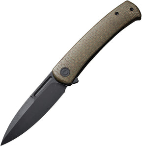 Civivi Caetus Linerlock Green Burlap Micarta Folding 14C28N Pocket Knife 21025C3