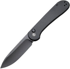 Civivi Elementum Button Lock Black G10 Folding Sandvik 14C28N Pocket Knife 2103A