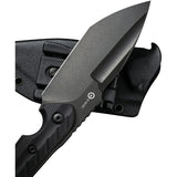 Civivi Maxwell Black G10 D2 Steel Spear Pt Fixed Blade Knife w/ Sheath 210401