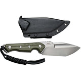 Civivi Maxwell OD Green G10 D2 Steel Spear Pt Fixed Blade Knife w/ Sheath 210402