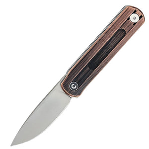 Civivi Foldis Slip Joint Rubbed Copper Folding Nitro-V Drop Point Knife 210441