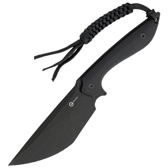 Civivi Concept 22 Black G10 D2 Steel Fixed Blade Knife w/ Kydex Sheath 210471