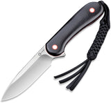 Civivi Elementum Black/Red G10 10Cr15CoMoV Fixed Blade Knife w/ Sheath 2104A