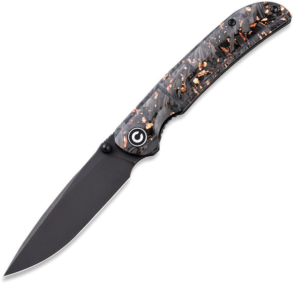 Civivi Imperium Linerlock Carbon Fiber/Copper Folding Nitro-V Pocket Knife 2106C