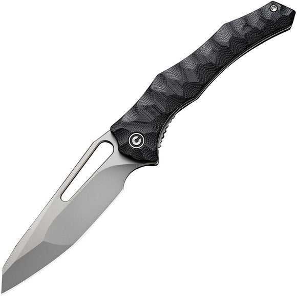 Civivi Spiny Dogfish Linerlock Black G10 Folding 14C28N Pocket Knife 220061