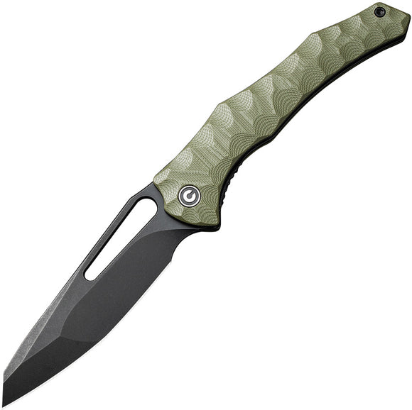 Civivi Spiny Dogfish Linerlock OD Green G10 Folding 14C28N Pocket Knife 220063