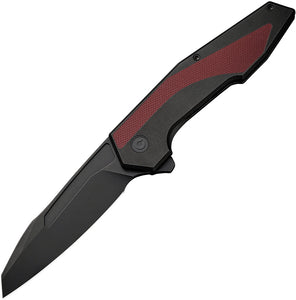 Civivi Hypersonic Framelock Stainless & Burgundy G10 Folding 14C28N Knife 220113