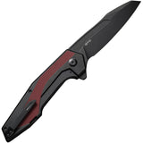 Civivi Hypersonic Framelock Stainless & Burgundy G10 Folding 14C28N Knife 220113