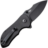 Civivi Gordo Linerlock Black G10 Folding Drop Pt D2 Steel Pocket Knife 22018C1