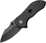 Civivi Gordo Linerlock Black G10 Folding Drop Pt D2 Steel Pocket Knife 22018C1