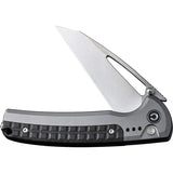 Civivi Sentinel Strike Button Lock Black & Gray Aluminum & FRN Folding K110 Knife 22025B2